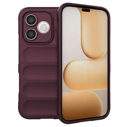 Cover til Honor 600 Lite, Techsuit, Magic Shield, Vinrød