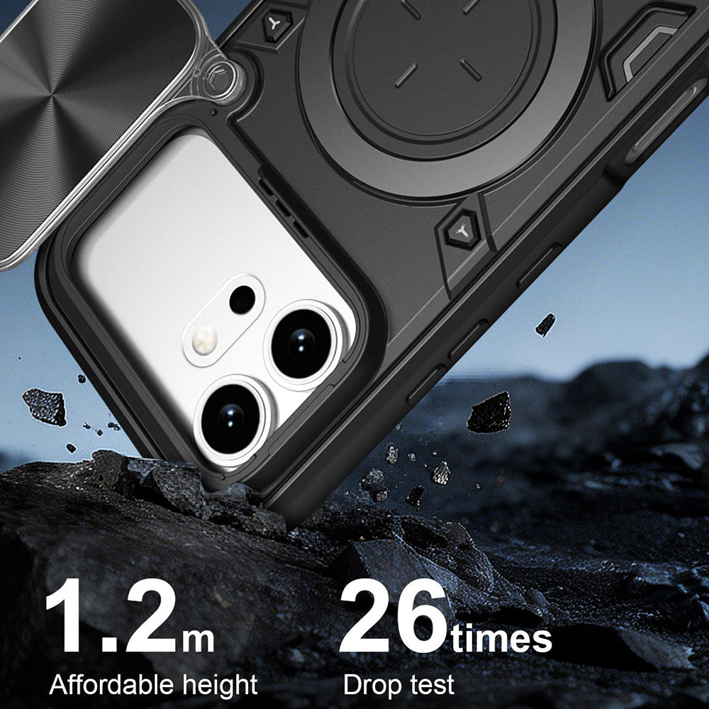 Cover til Honor 600 Pro / 600, Techsuit, CamGuard Pro, Sort