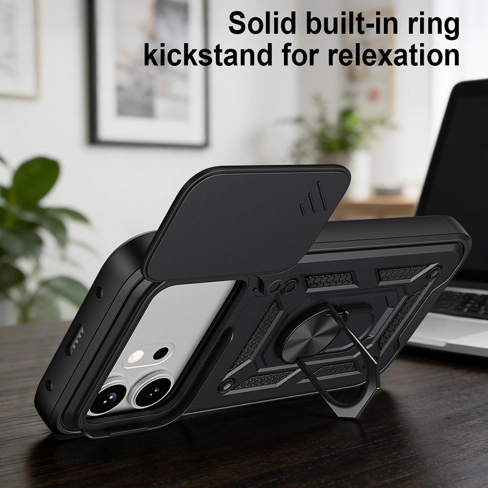 Cover til Honor 600 Pro / 600, Techsuit, CamShield, Blå