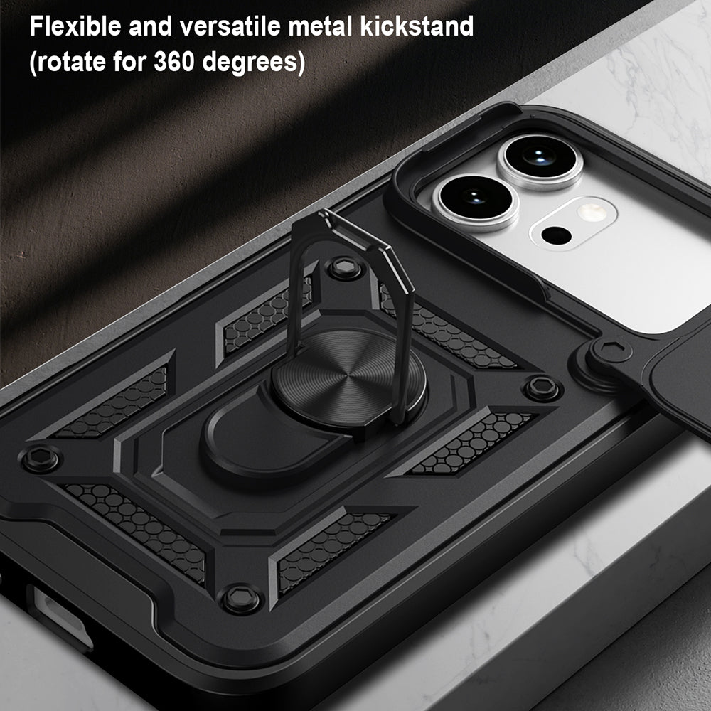 Cover til Honor 600 Pro / 600, Techsuit, CamShield, Blå