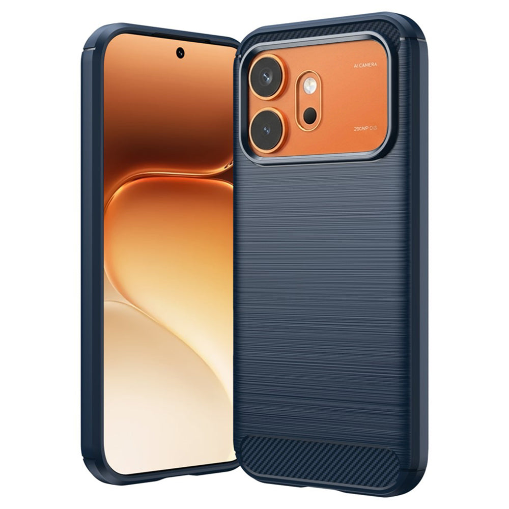 Cover til Honor 600 Pro / 600, Techsuit, Carbon, Blå