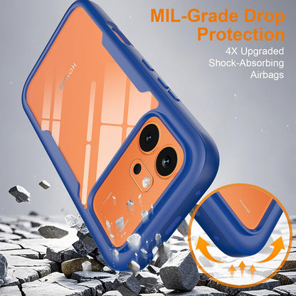 Cover til Honor 600 Pro / 600, Techsuit, ColorVerse 360, Blå