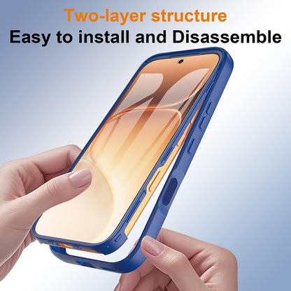 Cover til Honor 600 Pro / 600, Techsuit, ColorVerse 360, Blå
