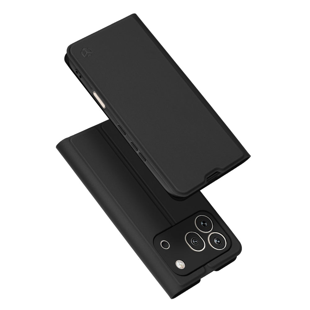Cover til Honor 600 Pro, Techsuit, Magskin Book, Sort