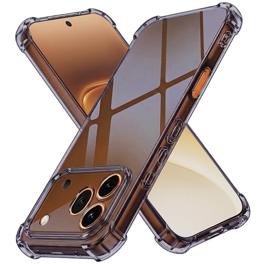Cover til Honor 600 Pro, Techsuit, Stødabsorberende Klar, Røgfarvet