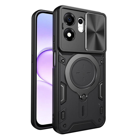 Cover til Honor 600 Smart, Techsuit, CamGuard Pro, Sort