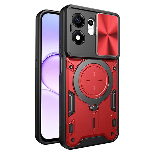Cover til Honor 600 Smart, Techsuit, CamGuard Pro, Rød