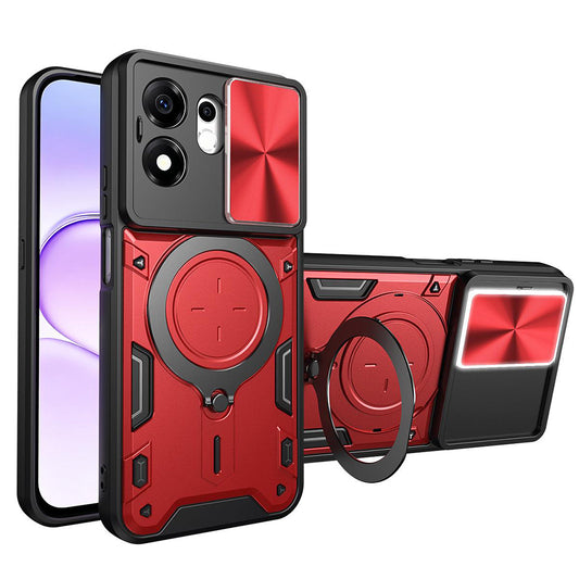 Cover til Honor 600 Smart, Techsuit, CamGuard Pro, Rød