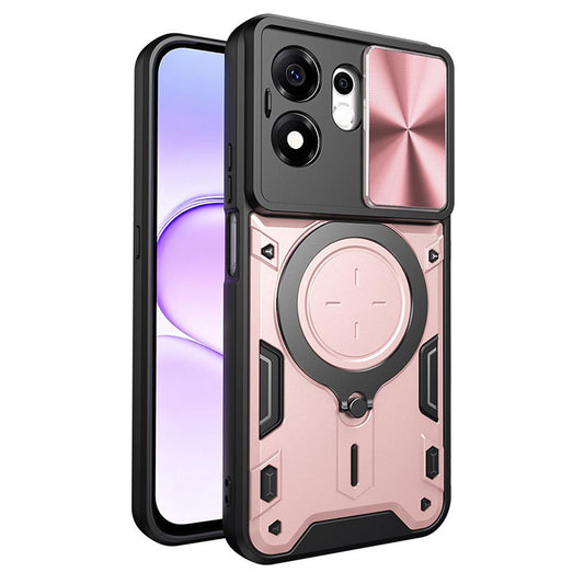 Cover til Honor 600 Smart, Techsuit, CamGuard Pro, Rosa Guld