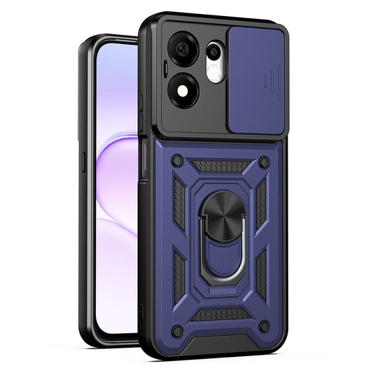 Cover til Honor 600 Smart, Techsuit, CamShield, Blå