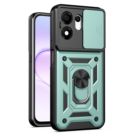 Cover til Honor 600 Smart, Techsuit, CamShield, Grøn