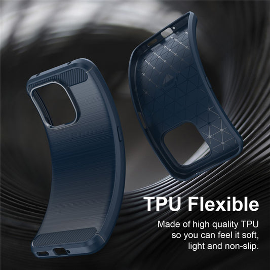 Cover til Honor 600 Smart, Techsuit, Carbon, Blå