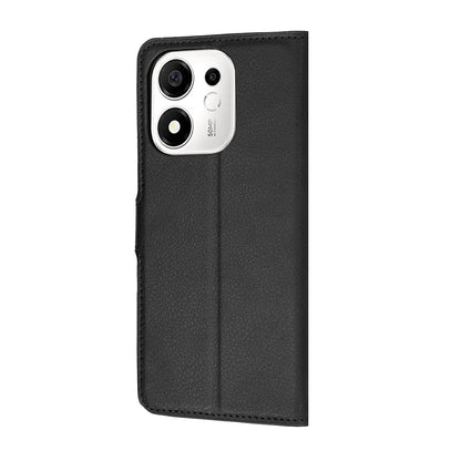 Cover til Honor 600 Smart, Techsuit, Leather Folio, Sort