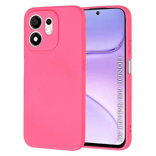 Cover til Honor 600 Smart, Techsuit, SoftFlex, Mørk Rosa