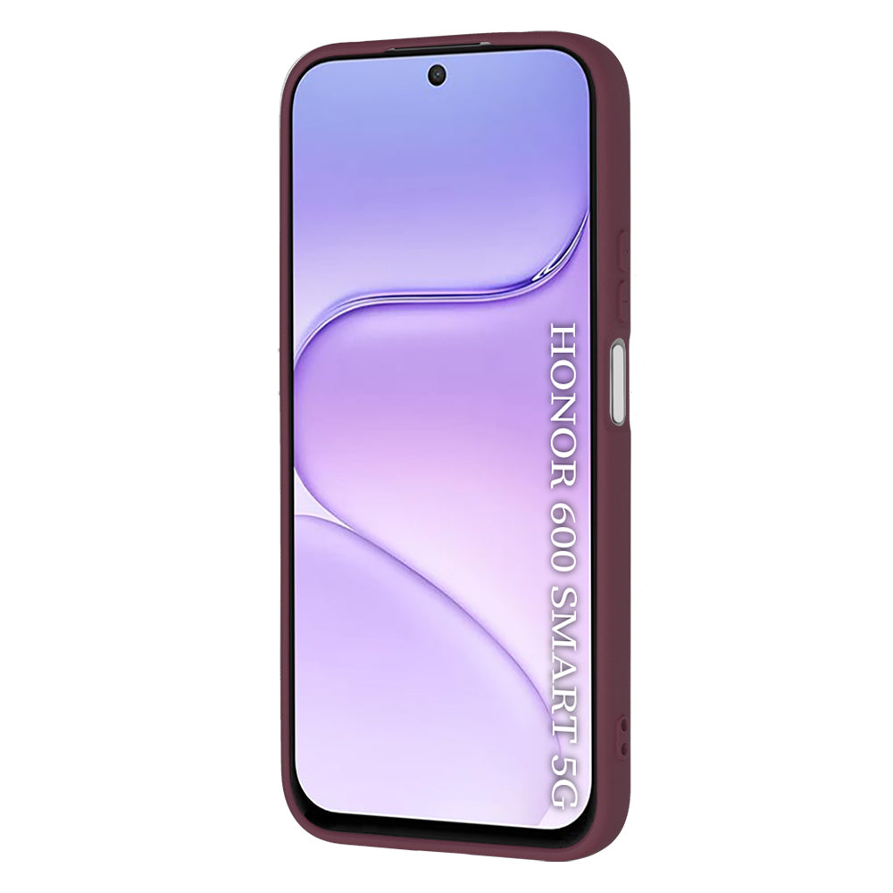 Cover til Honor 600 Smart, Techsuit, SoftFlex, Vinrød