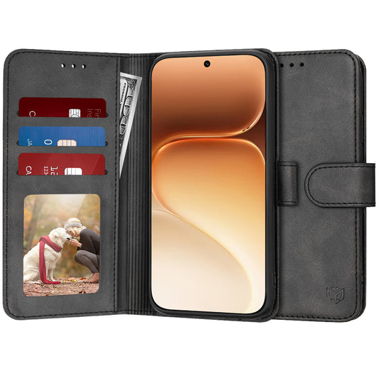 Cover til Honor 600, Techsuit, Diary Book, Sort