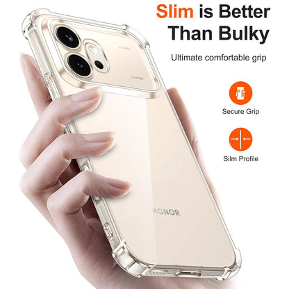 Case for Honor 600, Techsuit, Shockproof Clear, Transparent