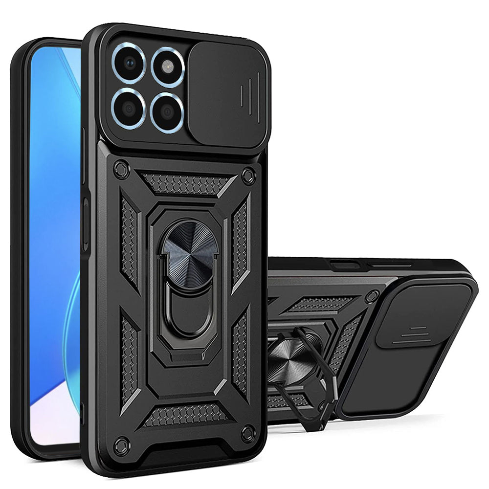Cover til Honor 70 Lite / X6 / X8 5G, Techsuit, CamShield, Sort