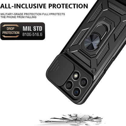 Cover til Honor 70 Lite / X6 / X8 5G, Techsuit, CamShield, Sort