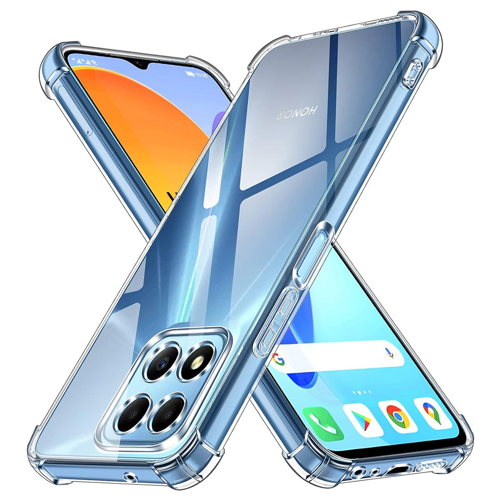 Cover til Honor 70 Lite / X6 / X8 5G, Techsuit, Stødabsorberende Klar, Transparent