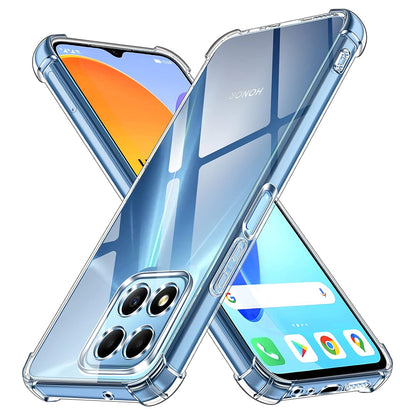 Cover til Honor 70 Lite / X6 / X8 5G, Techsuit, Stødabsorberende Klar, Transparent
