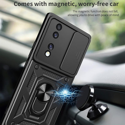 Cover til Honor 70, Techsuit, CamShield, Sort