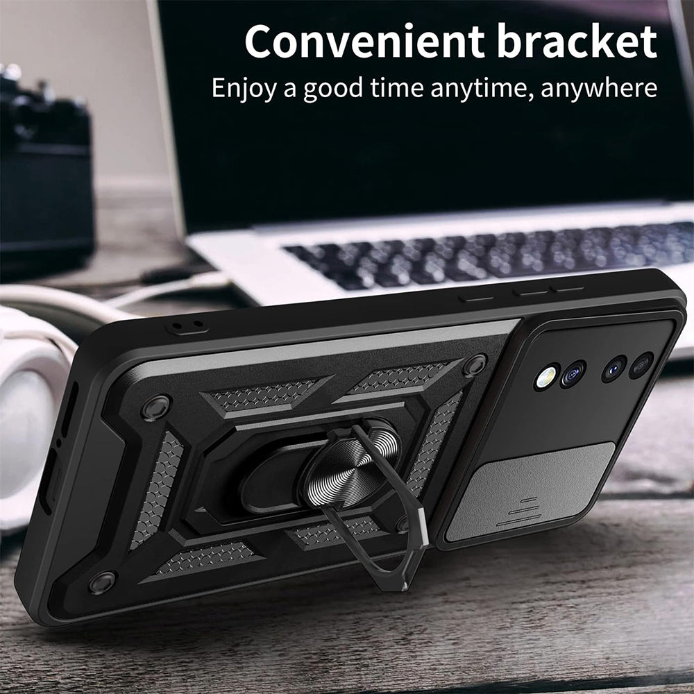 Cover til Honor 70, Techsuit, CamShield, Sort