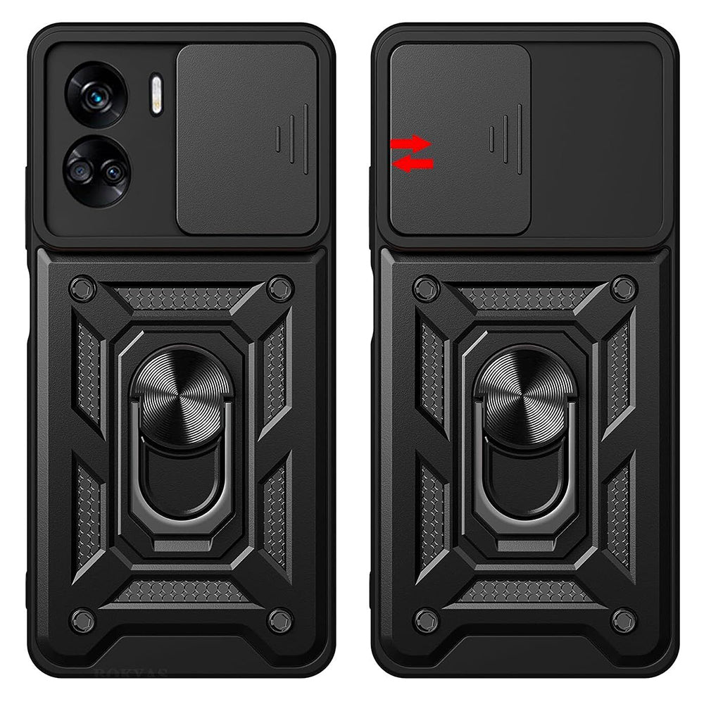 Cover til Honor 90 Lite, Techsuit, CamShield, Sort