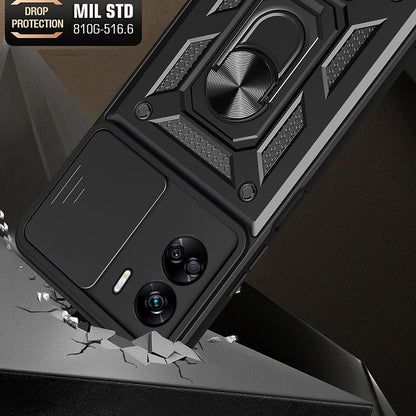 Cover til Honor 90 Lite, Techsuit, CamShield, Sort
