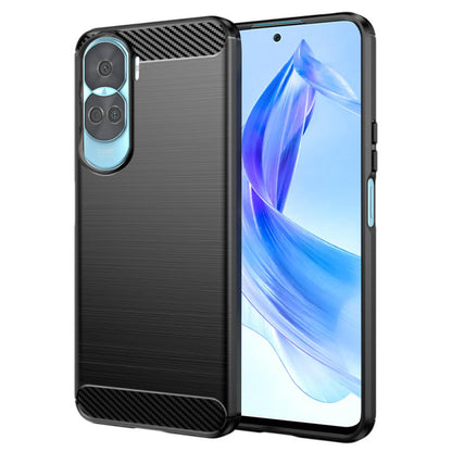 Cover til Honor 90 Lite, Techsuit, Carbon, Sort