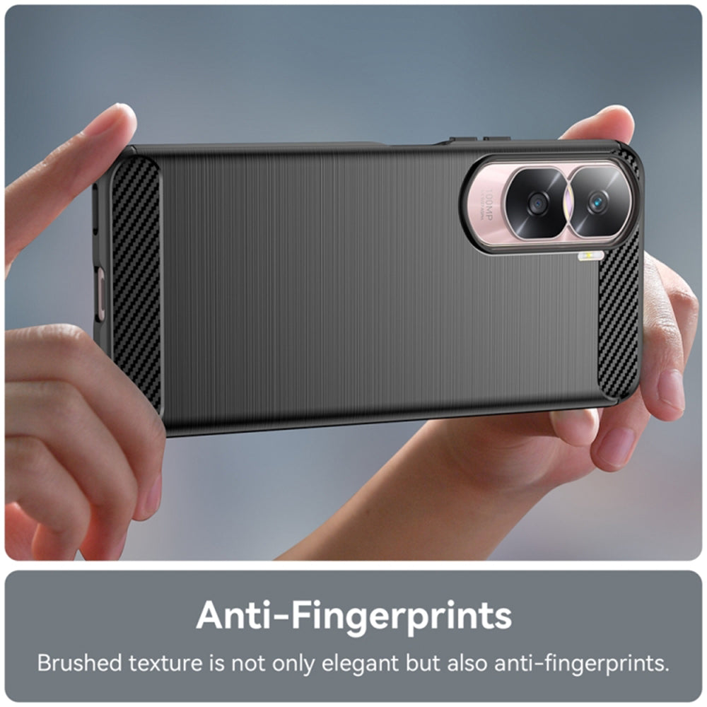 Cover til Honor 90 Lite, Techsuit, Carbon, Sort