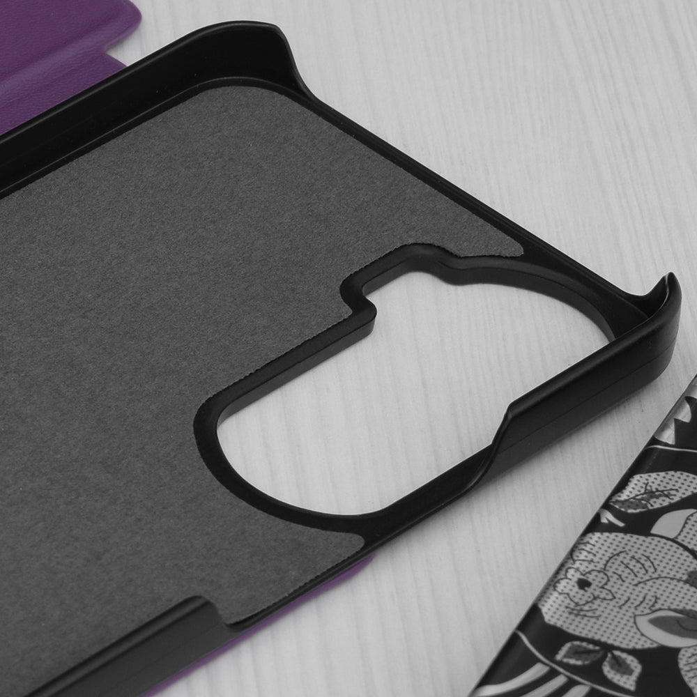 Cover til Honor 90 Lite, Techsuit, eFold, Lilla