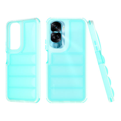 Cover til Honor 90 Lite, Techsuit, Wave Shield, Turkis
