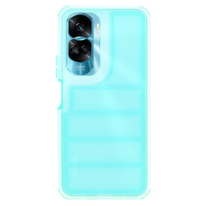 Cover til Honor 90 Lite, Techsuit, Wave Shield, Turkis