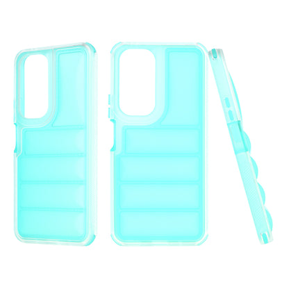 Cover til Honor 90 Lite, Techsuit, Wave Shield, Turkis