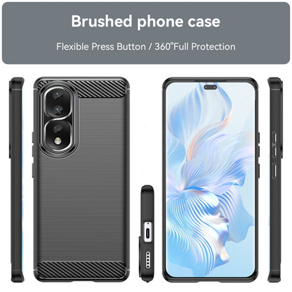 Etui til Honor 90 Pro / 80 Pro, Techsuit, Carbon, Sort