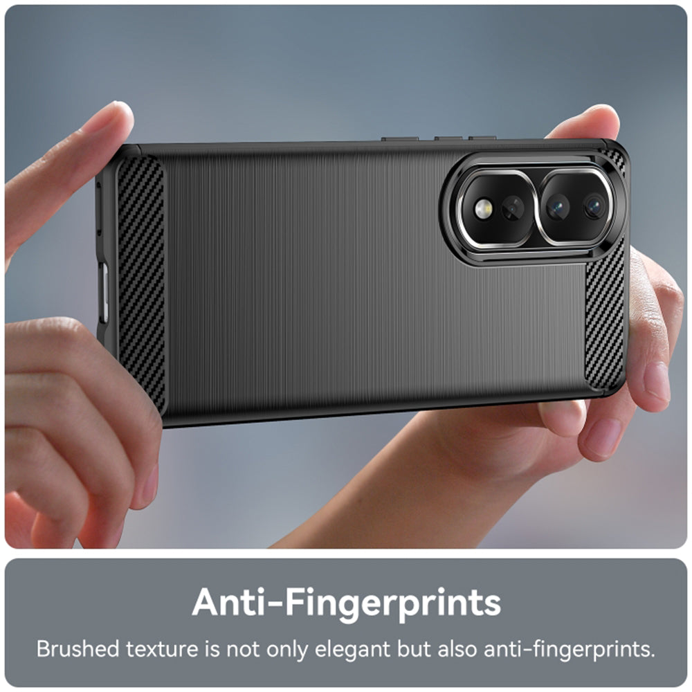 Etui til Honor 90 Pro / 80 Pro, Techsuit, Carbon, Sort