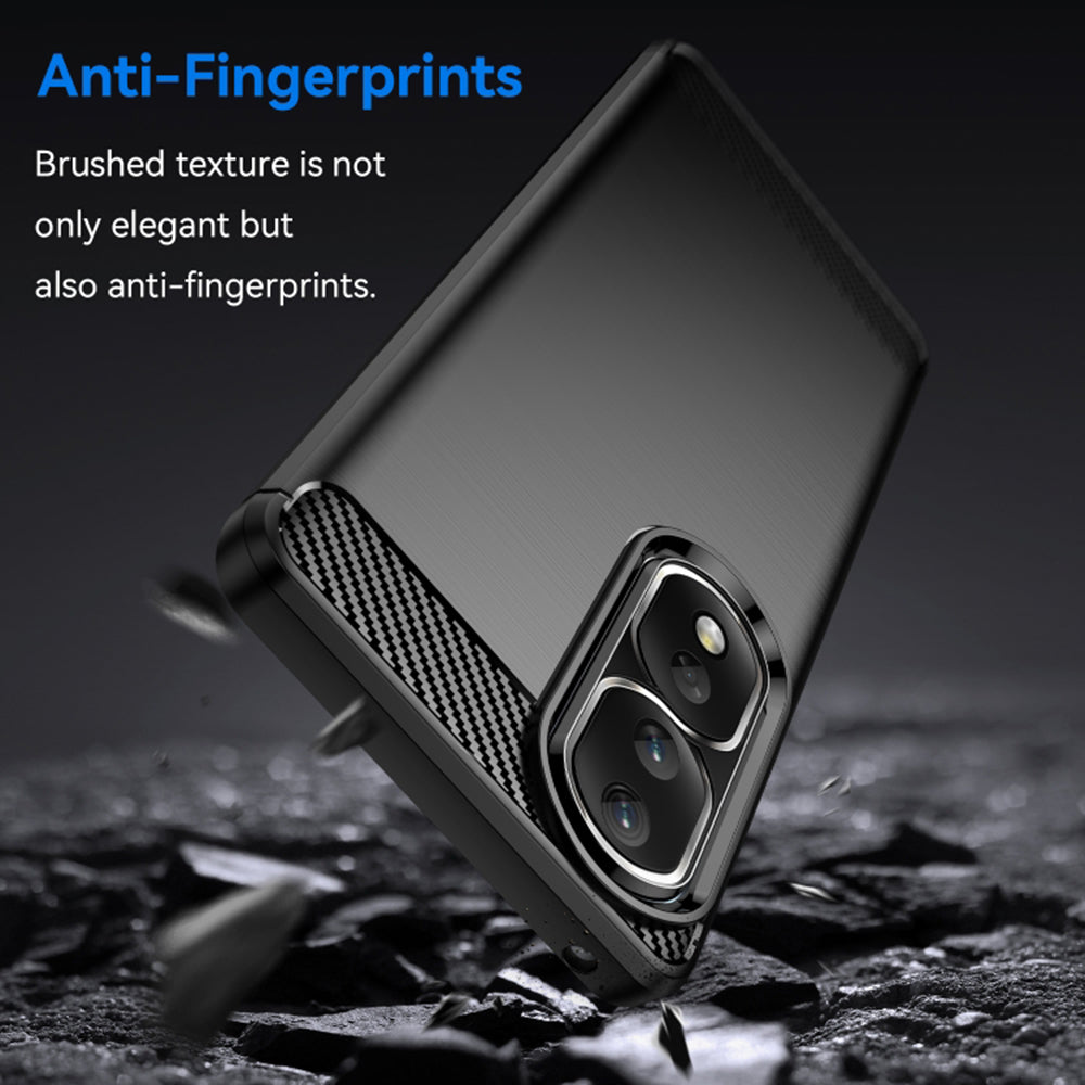 Etui til Honor 90 Pro / 80 Pro, Techsuit, Carbon, Sort