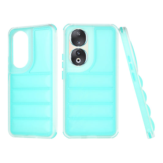 Case for Honor 90, Techsuit, Wave Shield, Turquoise