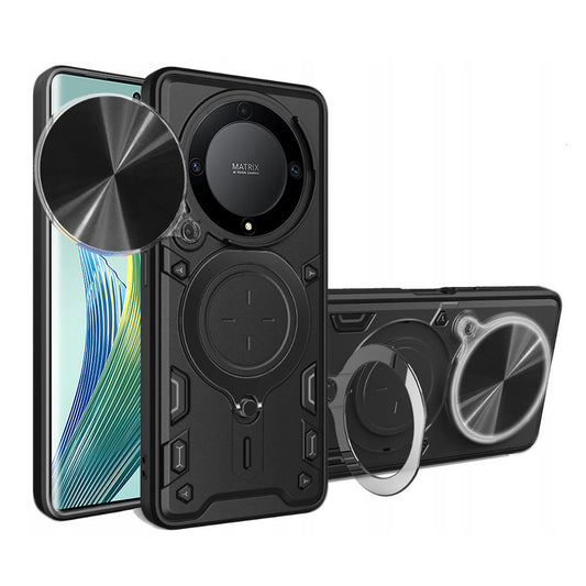 Cover til Honor Magic5 Lite, Techsuit, CamGuard Pro, Sort