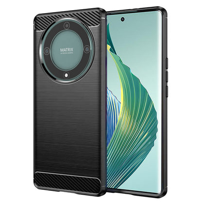 Cover til Honor Magic5 Lite, Techsuit, Carbon, Sort