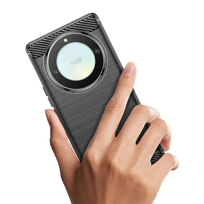 Cover til Honor Magic5 Lite, Techsuit, Carbon, Sort