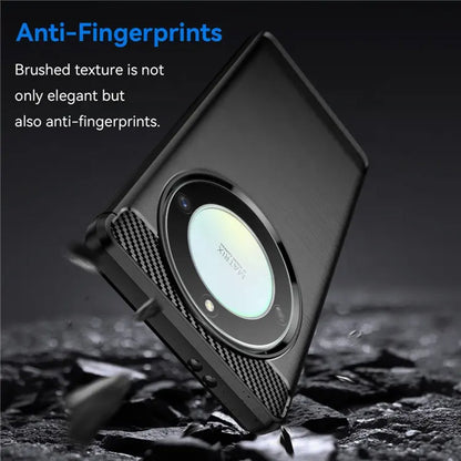 Cover til Honor Magic5 Lite, Techsuit, Carbon, Sort