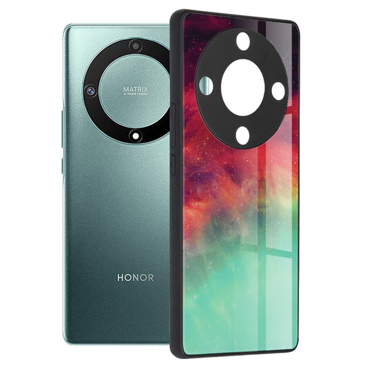 Etui til Honor Magic5 Lite, Techsuit, Glaze, Turkis