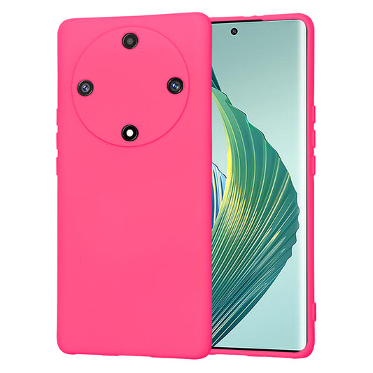 Etui til Honor Magic5 Lite, Techsuit, SoftFlex, Mørk Rosa