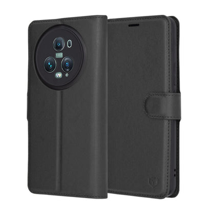 Cover til Honor Magic5 Pro, Techsuit, Leather Folio, Sort