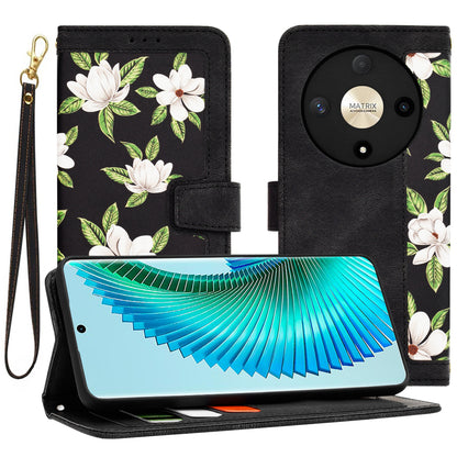 Cover til Honor Magic6 Lite, Techsuit, FlipCraft, Sort