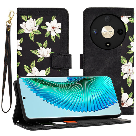 Cover til Honor Magic6 Lite, Techsuit, FlipCraft, Sort