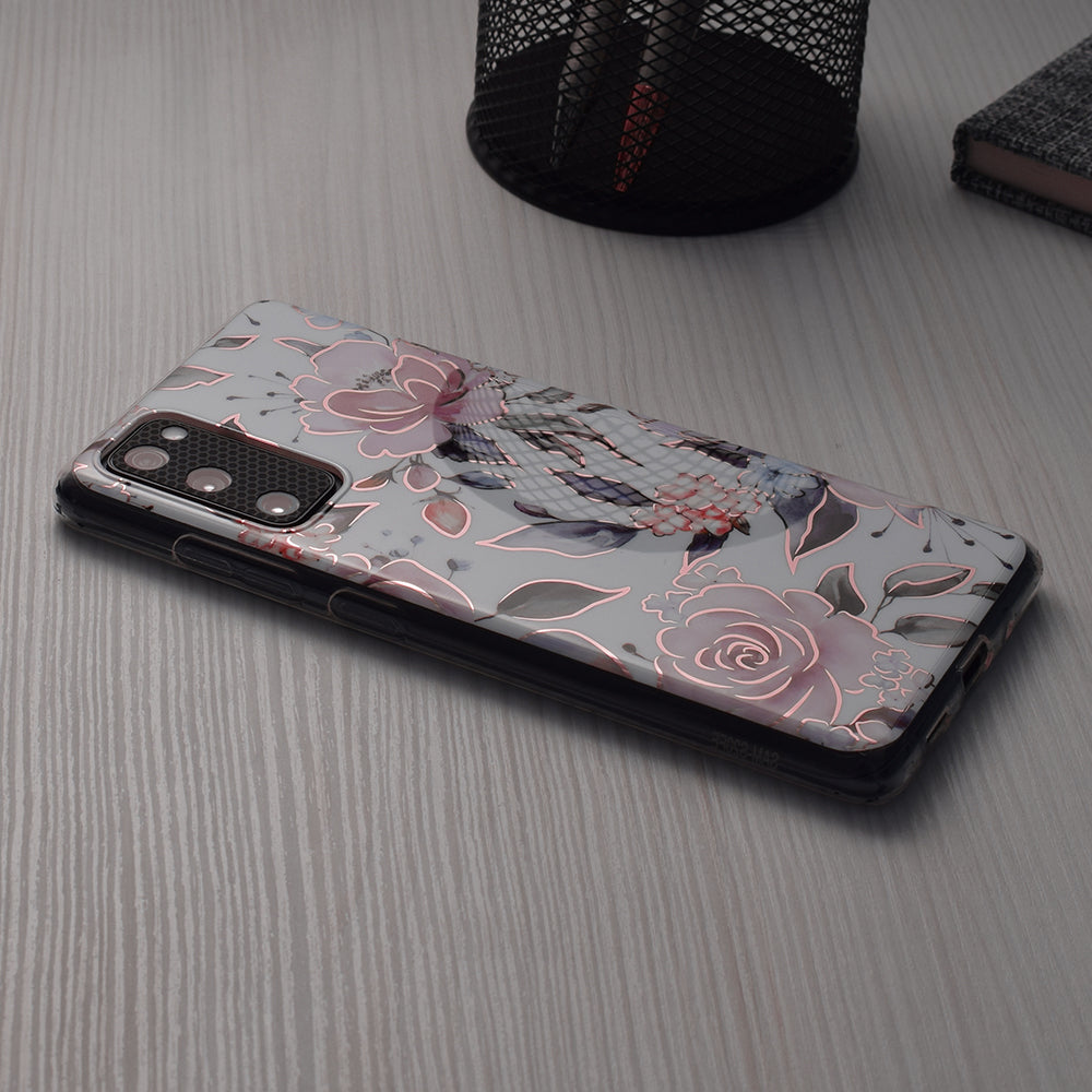 Cover til Honor Magic6 Lite, Techsuit, Marble, Hvid