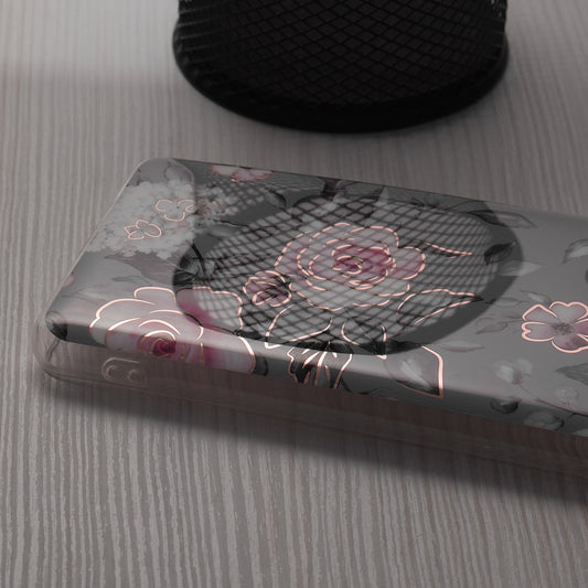 Cover til Honor Magic6 Lite, Techsuit, Marble, Grå